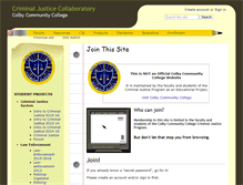 Tablet Screenshot of colbycriminaljustice.wikidot.com