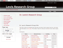 Tablet Screenshot of lewisresearchgroup.wikidot.com