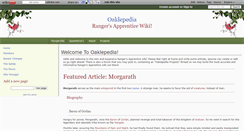 Desktop Screenshot of oaklepedia.wikidot.com