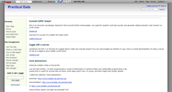 Desktop Screenshot of practical-data.wikidot.com